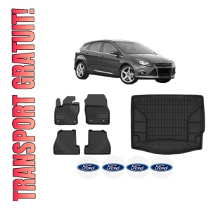 Set Covorase Presuri Auto Si Tavita Portbagaj FORD FOCUS III din 2010-2020 FORD