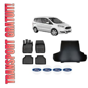 Set Covorase Presuri Auto Si Tavita Portbagaj FORD TOURNEO COURIER B460 MPV din 2014-2023 FORD