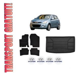 Set Covorase Presuri Auto Si Tavita Portbagaj HYUNDAI i20 I (PB, PBT) din 2008-2015 HYUNDAI