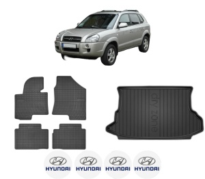Set Covorase Presuri Auto Si Tavita Portbagaj HYUNDAI TUCSON SUV Van (JM) din 2004-2010 HYUNDAI - Img 2