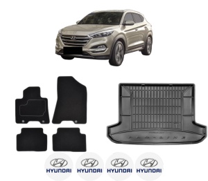 Set Covorase Presuri Auto Si Tavita Portbagaj HYUNDAI TUCSON (TL, TLE) din 2015-2023 HYUNDAI - Img 2