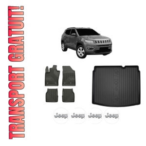 Set Covorase Presuri Auto Si Tavita Portbagaj JEEP COMPASS (MP, M6, MV, M7) din 2016-2022 JEEP