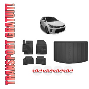 Set Covorase Presuri Auto Si Tavita Portbagaj KIA RIO IV Saloon (SC, FB) din 2017 KIA