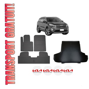 Set Covorase Presuri Auto Si Tavita Portbagaj KIA SORENTO III (UM) din 2015-2020 KIA