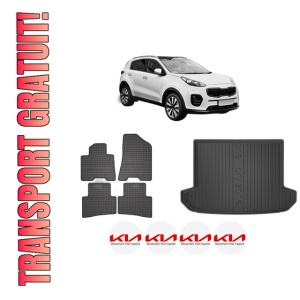 Set Covorase Presuri Auto Si Tavita Portbagaj KIA SPORTAGE IV (QL, QLE) din 2015-2022 KIA