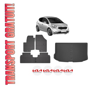 Set Covorase Presuri Auto Si Tavita Portbagaj KIA VENGA Hatchback Van (YN) din 2015 KIA