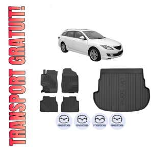 Set Covorase Presuri Auto Si Tavita Portbagaj MAZDA 6 Estate (GH) din 2007-2013 MAZDA