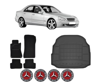 Set Covorase Presuri Auto Si Tavita Portbagaj MERCEDES-BENZ C-CLASS (W203) din 2000-2007 MERCEDES-BENZ - Img 2