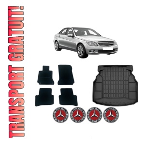 Set Covorase Presuri Auto Si Tavita Portbagaj MERCEDES-BENZ C-CLASS (W204) din 2007-2014 MERCEDES-BENZ