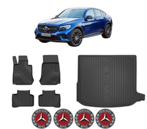 Set Covorase Presuri Auto Si Tavita Portbagaj MERCEDES-BENZ GLC Coupe (C253) din 2016-2023 MERCEDES-BENZ - Img 2