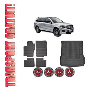 Set Covorase Presuri Auto Si Tavita Portbagaj MERCEDES-BENZ GLS (X166) din 2015-2019 MERCEDES-BENZ