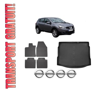 Set Covorase Presuri Auto Si Tavita Portbagaj NISSAN QASHQAI I VAN (J10) din 2013-2014 NISSAN