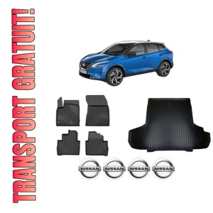 Set Covorase Presuri Auto Si Tavita Portbagaj NISSAN QASHQAI III (J12) din 2021-2022 NISSAN