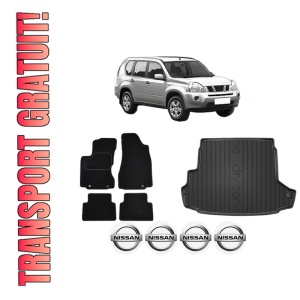 Set Covorase Presuri Auto Si Tavita Portbagaj NISSAN X-TRAIL II (T31) din 2007-2014 NISSAN