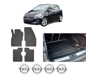 Set Covorase Presuri Auto Si Tavita Portbagaj OPEL CORSA E (X15) din 2014-2019 OPEL - Img 2