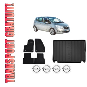 Set Covorase Presuri Auto Si Tavita Portbagaj OPEL MERIVA B MPV (S10) din 2010-2017 OPEL