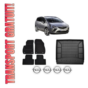 Set Covorase Presuri Auto Si Tavita Portbagaj OPEL ZAFIRA TOURER C (P12) din 2011-2019 OPEL