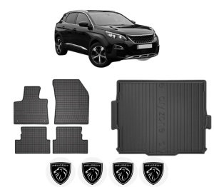 Set Covorase Presuri Auto Si Tavita Portbagaj PEUGEOT 3008 II SUV (MC_, MR_, MJ_, M4_) din 2016-2023 PEUGEOT - Img 2
