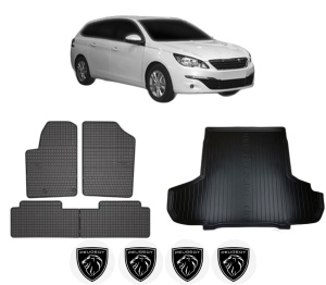 Set Covorase Presuri Auto Si Tavita Portbagaj PEUGEOT 308 SW II Estate Van (LC_) din 2014-2021 PEUGEOT - Img 2