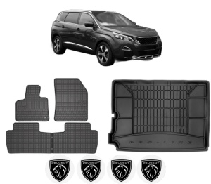 Set Covorase Presuri Auto Si Tavita Portbagaj PEUGEOT 5008 II (MC_, MJ_, MR_, M4_) din 2016-2023 PEUGEOT - Img 2