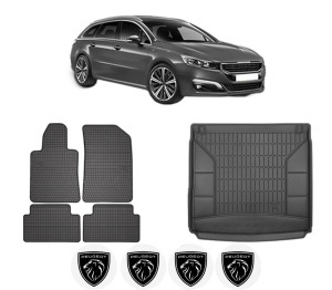 Set Covorase Presuri Auto Si Tavita Portbagaj PEUGEOT 508 SW I (8E_) din 2010-2018 PEUGEOT - Img 2
