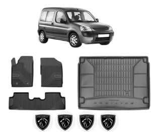 Set Covorase Presuri Auto Si Tavita Portbagaj PEUGEOT PARTNER TEPEE din 2008-2018 PEUGEOT - Img 2