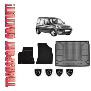 Set Covorase Presuri Auto Si Tavita Portbagaj PEUGEOT PARTNER TEPEE din 2008-2018 PEUGEOT
