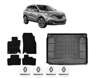 Set Covorase Presuri Auto Si Tavita Portbagaj RENAULT KADJAR (HA_, HL_) din 2015-2021 RENAULT - Img 2