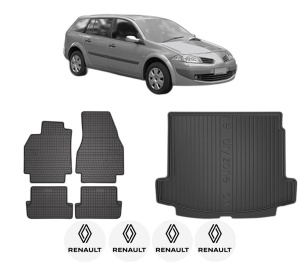 Set Covorase Presuri Auto Si Tavita Portbagaj RENAULT MEGANE II Estate Van (KM_) din 2003-2009 RENAULT - Img 2