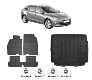 Set Covorase Presuri Auto Si Tavita Portbagaj RENAULT MEGANE III Grandtour (KZ0/1) din 2008-2016 RENAULT - Img 2