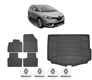 Set Covorase Presuri Auto Si Tavita Portbagaj RENAULT SCENIC IV (J9_) din 2016-2022 RENAULT - Img 2