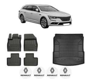 Set Covorase Presuri Auto Si Tavita Portbagaj RENAULT TALISMAN Grandtour (KP_) din 2016-2022 RENAULT - Img 2