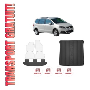Set Covorase Presuri Auto Si Tavita Portbagaj SEAT ALHAMBRA (710, 711) din 2010-2022 SEAT