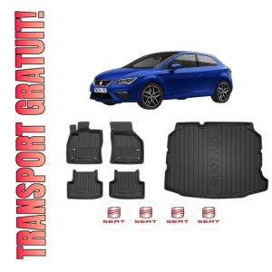 Set Covorase Presuri Auto Si Tavita Portbagaj SEAT LEON (KL1, KLG) din 2019-2024 SEAT