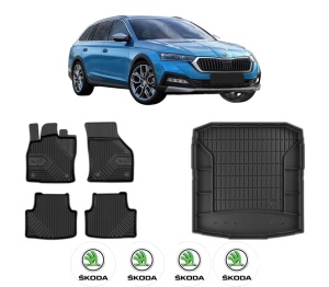 Set Covorase Presuri Auto Si Tavita Portbagaj SKODA Octavia IV (NX3, NN3, PV3) din 2020-2024 SKODA - Img 2