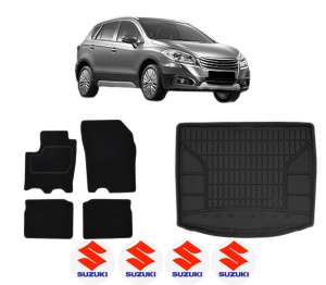 Set Covorase Presuri Auto Si Tavita Portbagaj SUZUKI SX4 S-CROSS (JY) din 2013-2022 SUZUKI - Img 2