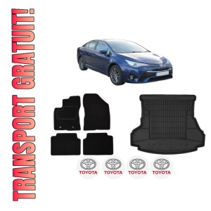 Set Covorase Presuri Auto Si Tavita Portbagaj TOYOTA AVENSIS Saloon (_T27_) din 2008-2018 TOYOTA