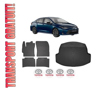 Set Covorase Presuri Auto Si Tavita Portbagaj TOYOTA COROLLA Saloon (_E21_) din 2019-2021 TOYOTA