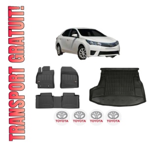 Set Covorase Presuri Auto Si Tavita Portbagaj TOYOTA COROLLA Saloon (_E18_, ZRE1_) din 2013-2019 TOYOTA