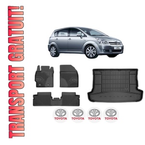 Set Covorase Presuri Auto Si Tavita Portbagaj TOYOTA COROLLA Verso (ZER_, ZZE12_, R1_) din 2004-2009 TOYOTA