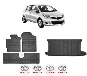 Set Covorase Presuri Auto Si Tavita Portbagaj TOYOTA YARIS (_P13_) din 2010-2020 TOYOTA - Img 2
