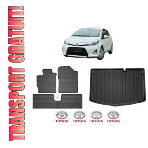 Set Covorase Presuri Auto Si Tavita Portbagaj TOYOTA YARIS (_P15_) din 2013-2016 TOYOTA