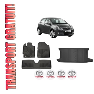 Set Covorase Presuri Auto Si Tavita Portbagaj TOYOTA YARIS (_P9_) din 2005-2014 TOYOTA