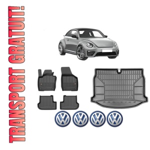 Set Covorase Presuri Auto Si Tavita Portbagaj Volkswagen BEETLE (5C1, 5C2) din 2011-2019 Volkswagen