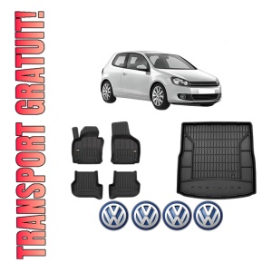 Set Covorase Presuri Auto Si Tavita Portbagaj Volkswagen GOLF VI (5K1) din 2008-2013 Volkswagen