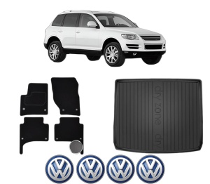 Set Covorase Presuri Auto Si Tavita Portbagaj Volkswagen TOUAREG (7LA, 7L6, 7L7) din 2002-2010 Volkswagen - Img 2