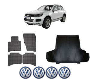 Set Covorase Presuri Auto Si Tavita Portbagaj Volkswagen TOUAREG VAN (7P5) din 2011-2014 Volkswagen - Img 2