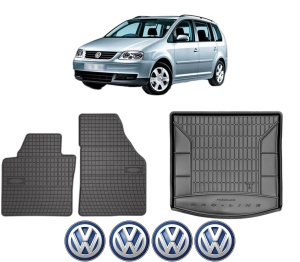 Set Covorase Presuri Auto Si Tavita Portbagaj Volkswagen TOURAN (1T3) din 2010-2015 Volkswagen - Img 2