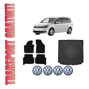 Set Covorase Presuri Auto Si Tavita Portbagaj Volkswagen TOURAN VAN (1T3) din 2010-2015 Volkswagen