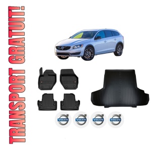 Set Covorase Presuri Auto Si Tavita Portbagaj VOLVO V60 I Cross Country (157) din 2015-2018 VOLVO
